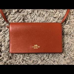 COACH Foldover Crossbody Clutch